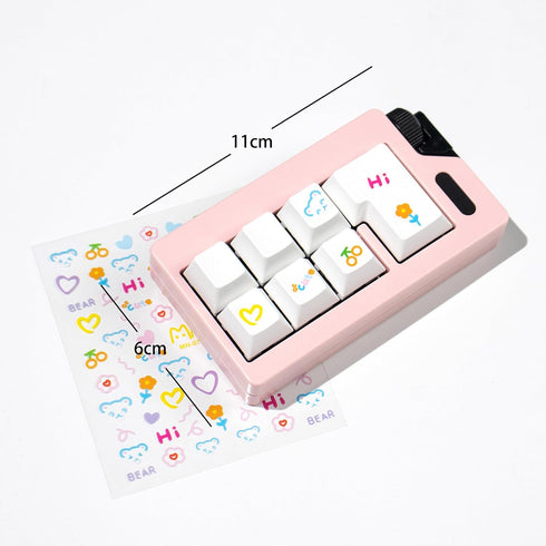 Loud Keyboard Fidget Toys, Keyboard Clicker Fidget Stress Relief Sensory Toy, Linear Finger Clicker Toys