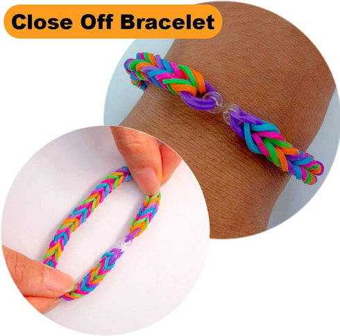 S-shine Clips for Loom Rubber Band, DIY Bracelet Making Refill Kit Connectors (like S Clips C Clips)