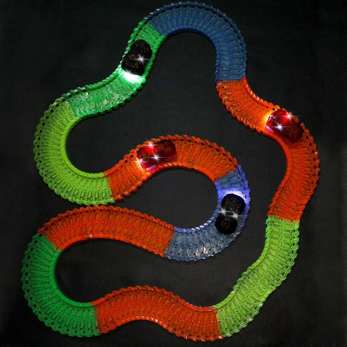 Tracks Cars Replacement, Race Cars for Magic Tracks Glow in The Dark, Racing Car Track Accessories for Kids