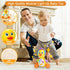 Yzata Tummy 1 Musical Flapping Yellow Duck, Crawling Time, Educational Learning Walking Light Up Dancing Toy for Year