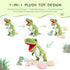 MorisMos Giant Dinosaur Stuffed Animal with Babies Inside, 23.6'' Big T-Rex Mommy with 3 Baby Dinos