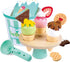 Hape Scoop & Serve Ice Cream Set Wooden Toddler Playset with Realistic