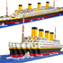 Titanic Ship Model Building Block Set, 3D Puzzle DIY Educational Toys, Mini Bricks Toy Micro Blocks, 1860PCS Gift