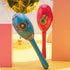 JOYIN 9 Pcs Fiesta Wooden Maracas - 9 Designs Noisemaker for Cinco De Mayo Party Favors and Mexican Decorations