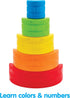 Kidoozie Musical Stack & Learn Rainbow, Stacking Activity Toy for Infants & Toddlers 6-24M, Lights & Sounds