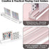 OwnMy 4PCS Clear Acrylic Playing Card Holders with Dual Grooves for Kids and Seniors