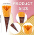 Haiabei 30 Pcs Mini Realistic Artificial Ice Cream Cone Adorable Ice Cream Cone Pretend Play Food Dollhouse
