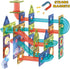 110 3D Set, Contixo STEM Building Toys - pcs Marble Magnetic Run Tiles Learning Stacking Educational Building Blocks