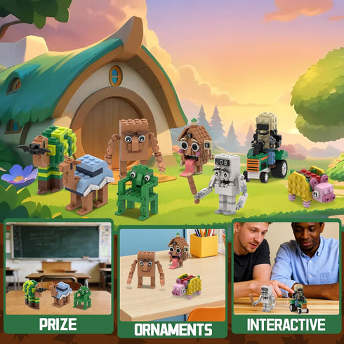 Myth Qholve 8 1 Italian Brain Rot Unique Cartoon Characters Building Blocks in Educational & Entertaining Gift Idea