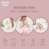 2 Pack 100% 32x32Inch MOON PARK Muslin Hooded Baby Bath Towels for Newborns, Infants, Toddlers - Cotton - Large Size