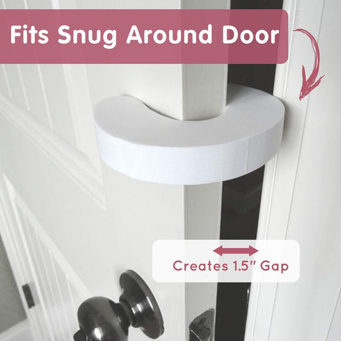 Wittle Finger Pinch Guard, Baby Proof Door Stopper with Soft Foam, Prevents Finger Pinch Injuries, 2-Pack
