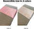 AKISS Reversible Satin Crib Sheet & Pillow Cover for Babies