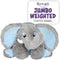 1i4 Group Jumbo Weighted Hugs by Warm Pals – Elephant – 4lbs – Cozy Microwavable Plush Toy