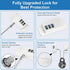 AOSITE 2 Pack Refrigerator Lock, Combination Child Safe Adhesive Freezer Lock for Adults, Kid Cabinet Lock for Fridge