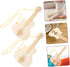 Toyvian 10 Pcs Miniature Guitar Toys | Child Guitar Crafts for DIY Painting and Wooden Guitar Toy