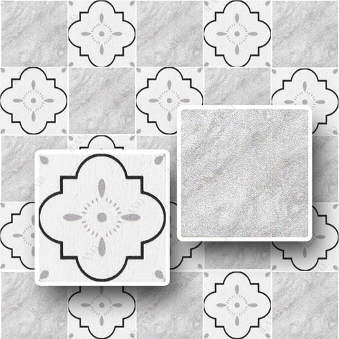 1/12 1/6 115pcs iLAND Dollhouse Flooring on Scale Scale, Miniature Dollhouse Accessories, Double-Sided Dollhouse Floor