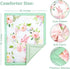 4 Set Set Set Piece Crib Bedding for Girls, Baby Girl Crib Bedding Butterflies Floral Nursery Bedding Includes