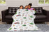SqtmuHLuo 60x80inch Farm Animals Baby Blanket for Boys Girls Neutral Farm Pig Sheep Cow Chicken Duck Newborn Nursery