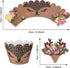 60 Woodland Cupcake Wrappers & Toppers, Deer Cupcake Liners for Wild One Birthday Party Decorations