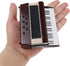 Dselvgvu Miniature Accordion with Case, Collectible Musical Instrument Replica for Dollhouse Decoration (Red)