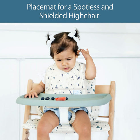 Nibble And Rest Coverall Stokke Tripp Trapp Highchair Placemat, Silicone Placemat for High Chair