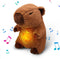 Capybara Breathing Stuffed Animal, Anxiety Relief Capybara Sleeping Plush with Realistic Breathing