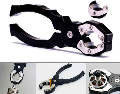 RC Motor Grip Pliers Quick Release Wrench Tool for DJI Phantom 3 and 13XX-23XX Series Motors, Propeller Remover