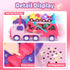 7 1 1 2 2 3, 1 2 3 usrela in Unicorn Carrier Truck Toy for Year Old Girl Car with Light & Music, Princess Toddler Girl