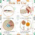 9 Pack Wind Chime Kit for Kids, DIY Paint Wooden Art and Craft for Girls and Boys Birthday Party Supplies