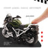 Diecast Motorcycle Toy - Pull Back Cars with Sound and Light for Boys Age 3-9 (White)