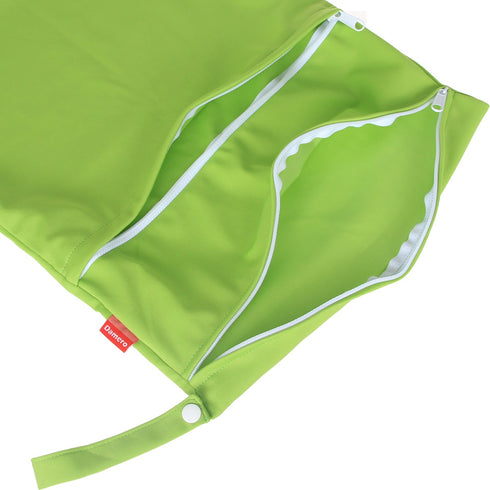 2pcs 2 Damero Travel Wet Dry Bag, Reusable Swimsuit Bag for Wet Clothes with Handle(Large, pcs Green)