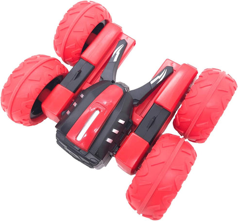 6 7 8 9 10 11 12 Threeking RC Stunt Car Remote Control Cars with Lights Rotating Double-Sided Driving Indoor Outdoor
