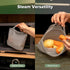40oz/1250ml 1PC Haakaa On-The-Go Silicone Microwave Steamer & Steriliser Bag, Reusable Silicone Steaming Bags for Baby