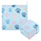 Flradish Baby Washcloths 3 Pack Pure Cotton Highly Absorbent and Soft Dog Paw