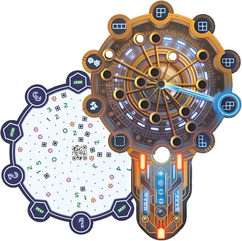 Archeo-Logic Competitive Deduction Board Game, Locate & Map Out a Hidden City, Ages 12+, 1-4 Players