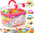 FUNZBO 520+ Snap Pop Beads Jewelry Making Kit, Arts and Crafts Supplies, Toys for Girls, Kids Crafts