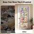 Hammock Over Door Large-Capacity Stuffed Animal Storage with Metal Hook & Wooden Stick, Hanging Plush Animal Bear Doll