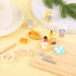 XIHIRCD Set, 1 12 Miniature Food Toys : Dollhouse Miniatures Play Kitchen Accessories Flour Egg Bread Resin Dollhouse