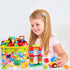 Large Building Blocks Set, 94 Pcs Classic STEM Toy Bricks for Kids Early Learning