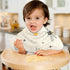 decor gift 4 Pack 22x11in Cotton Muslin Baby Burp Cloths Soft Touch Bees Beige Moon Stars Starry Feeding Cloth