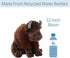 12 inches The Petting Zoo Bison Stuffed Animal, Gifts for Kids, Wild Onez Zoo Animals, Sitting Bison Plush Toy