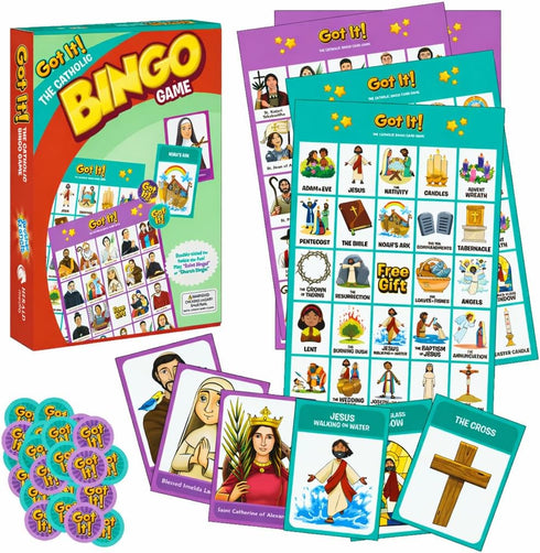 Got It! The Catholic Bingo Game - 2-in-1 Saints & Church Edition