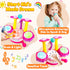 Kids Drum Set for Toddlers 1-3 - Musical Baby Girl Toys, Educational Microphone Instruments for 1 Year Old Gifts