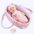 Enjoyin 12'' Playset 36 Baby Doll with Washable Doll Accessories Includes Carrier Bassinet Bed, Pacifier, Blanket