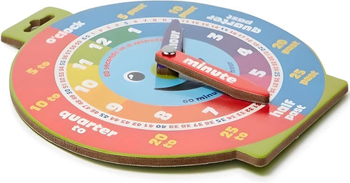 Morgan's Direct Early Learning Education Clock Moveable Hands Smiley Face Magnetic. - Easy to use and to learn