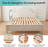 35.1" NUTIKAS Baby Bed Rail Guard for Toddlers - Toddler Bed Side Rails for Crib, Twin, Full, Queen Bunk Size Bed Swing
