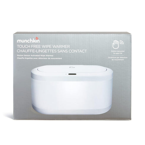 Munchkin Motion-Sensor Baby Wipe Warmer with Nightlight - White