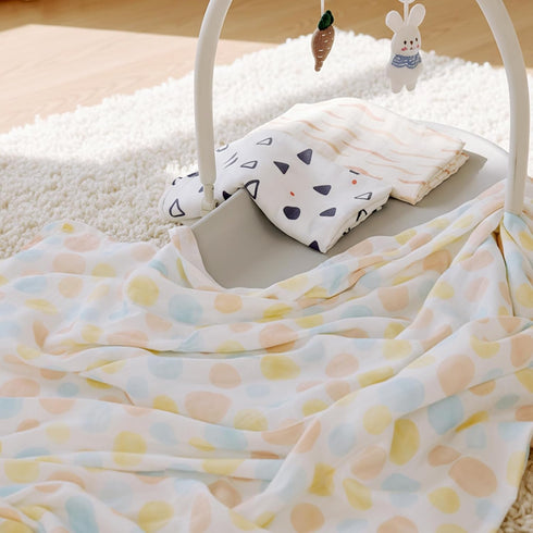 3-Pack 47" 47" Set, HECCEI Soft Large Swaddle Blankets x Muslin Swaddle Blankets for Girls & Boys, Baby Receiving
