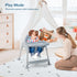 4 1 3-Point HONEY JOY Baby High Chair, in Convertible Highchair for Babies and Toddlers, Adjustable Legs, Double