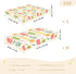 miaozhen 1 Pack 52x28 Cotton Crib Sheets for Baby Boys Girls Soft Stretchy Funny Garden Pig Ivory Playard Mattress